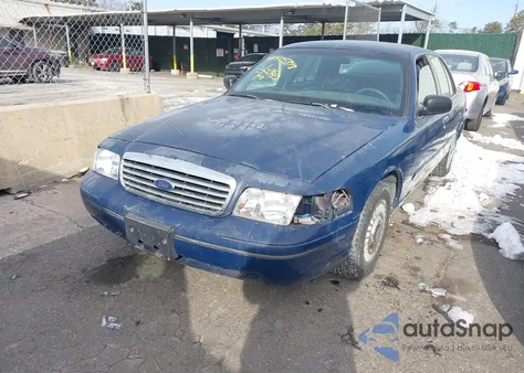 2002 Ford Crown Victoria Natural Gas Vehicle/Police/Police Street Appearance из США, поврежденный, VIN 2FAFP71W72X134970